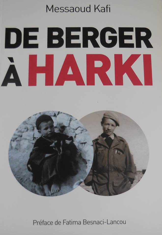 Messaoud KAFI - Couverture livre " De Berger à Harki "