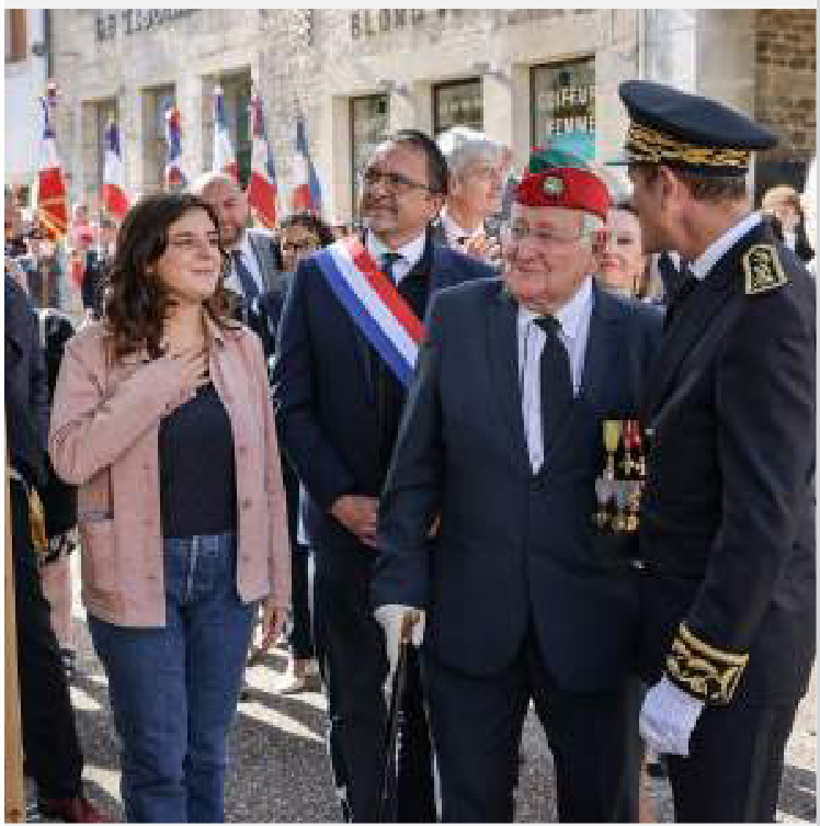 L’inauguration du panneau d’Is-sur-Tille le 23-09-2023, en présence du préfet de région, Franck ROBINE