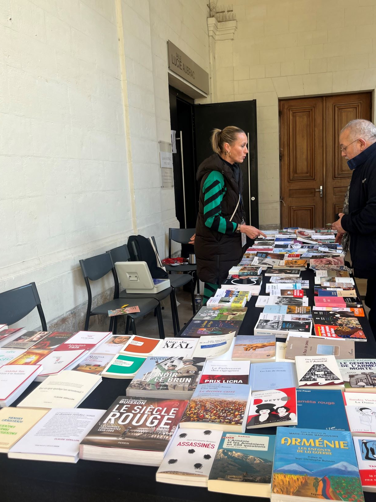 Une partie des oeuvres à découvrir au festival littéraire « Lumières de Livres » Amiens 04/10/2024 @InèsRAGOT/CNIH