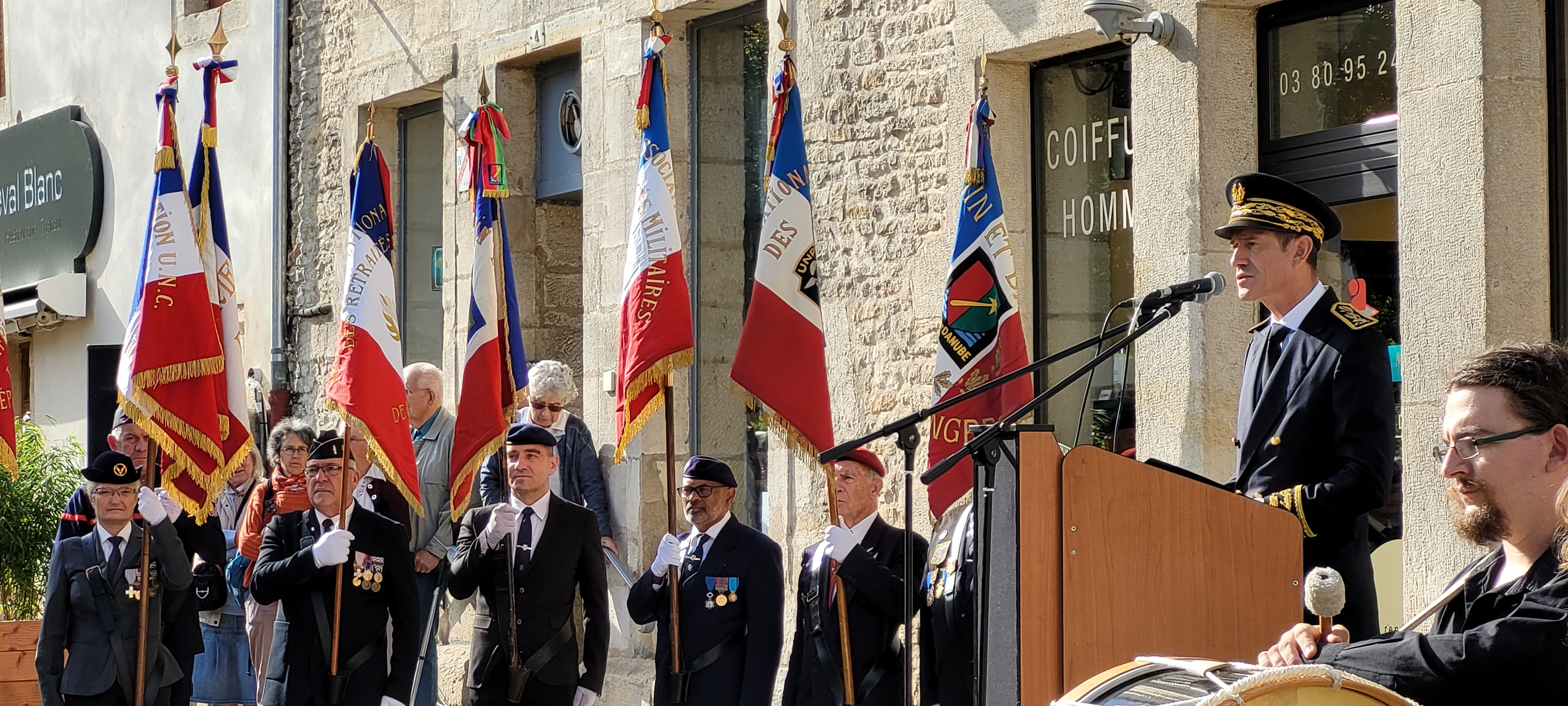 Cérémonie d'hommage aux Harkis à Is-sur-Tille.