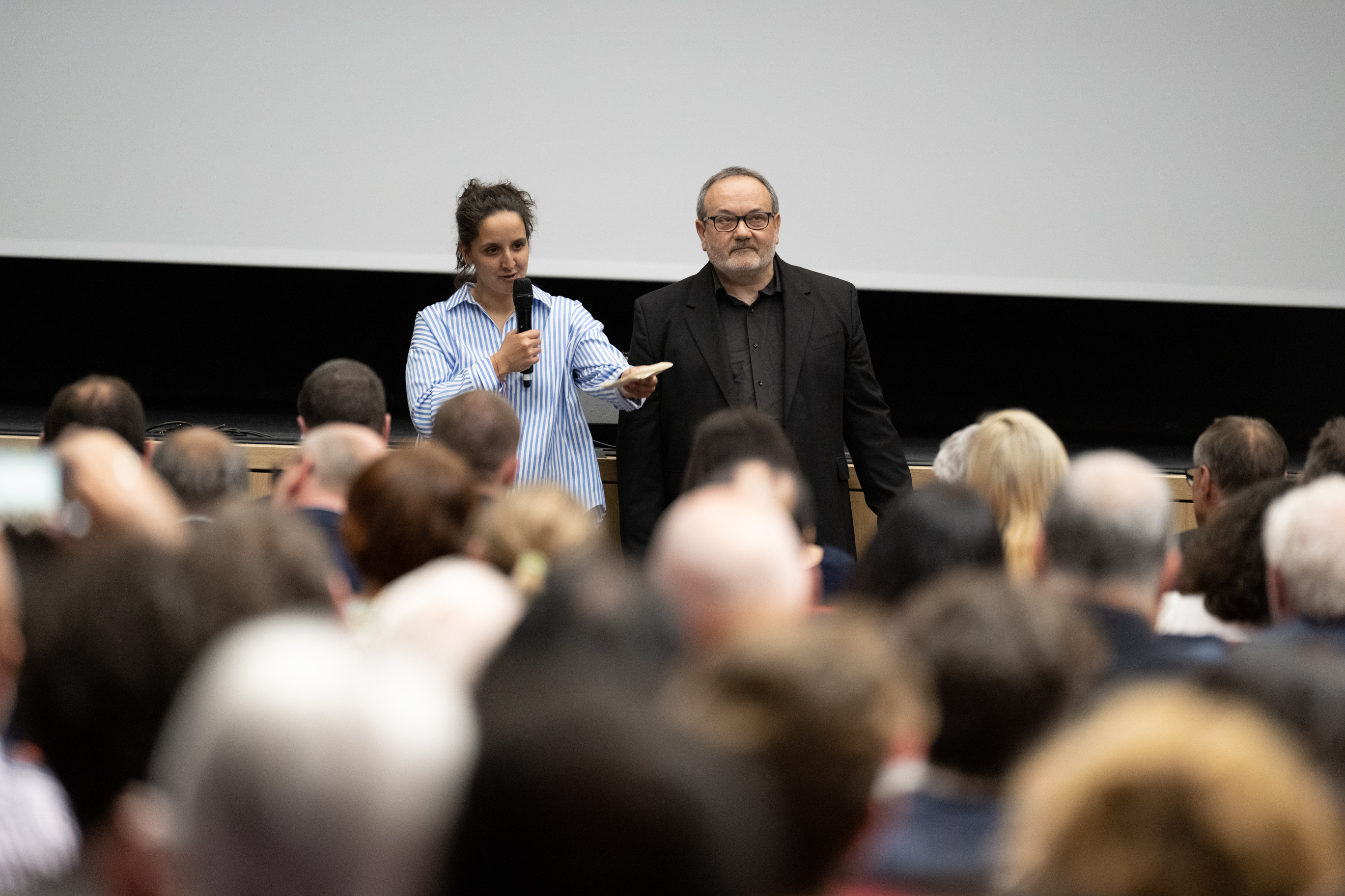 Cécile Khindria et Vittorio Moroni présente leur documentaire « N’en parlons plus »