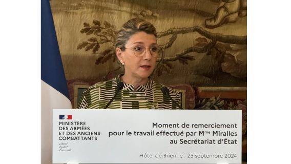 Discours de Madame Patricia Mirallès, secrétaire d’État chargée des Anciens combattants et de la Mémoire.