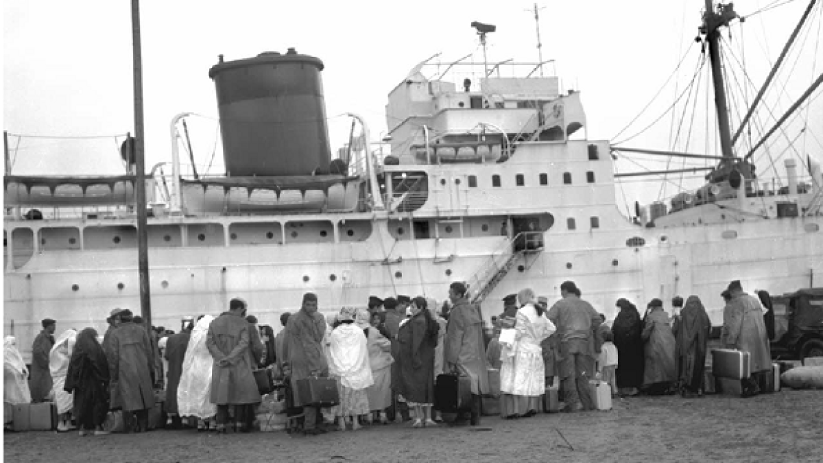 Départ des réfugiés harkis de Bône, novembre 1962